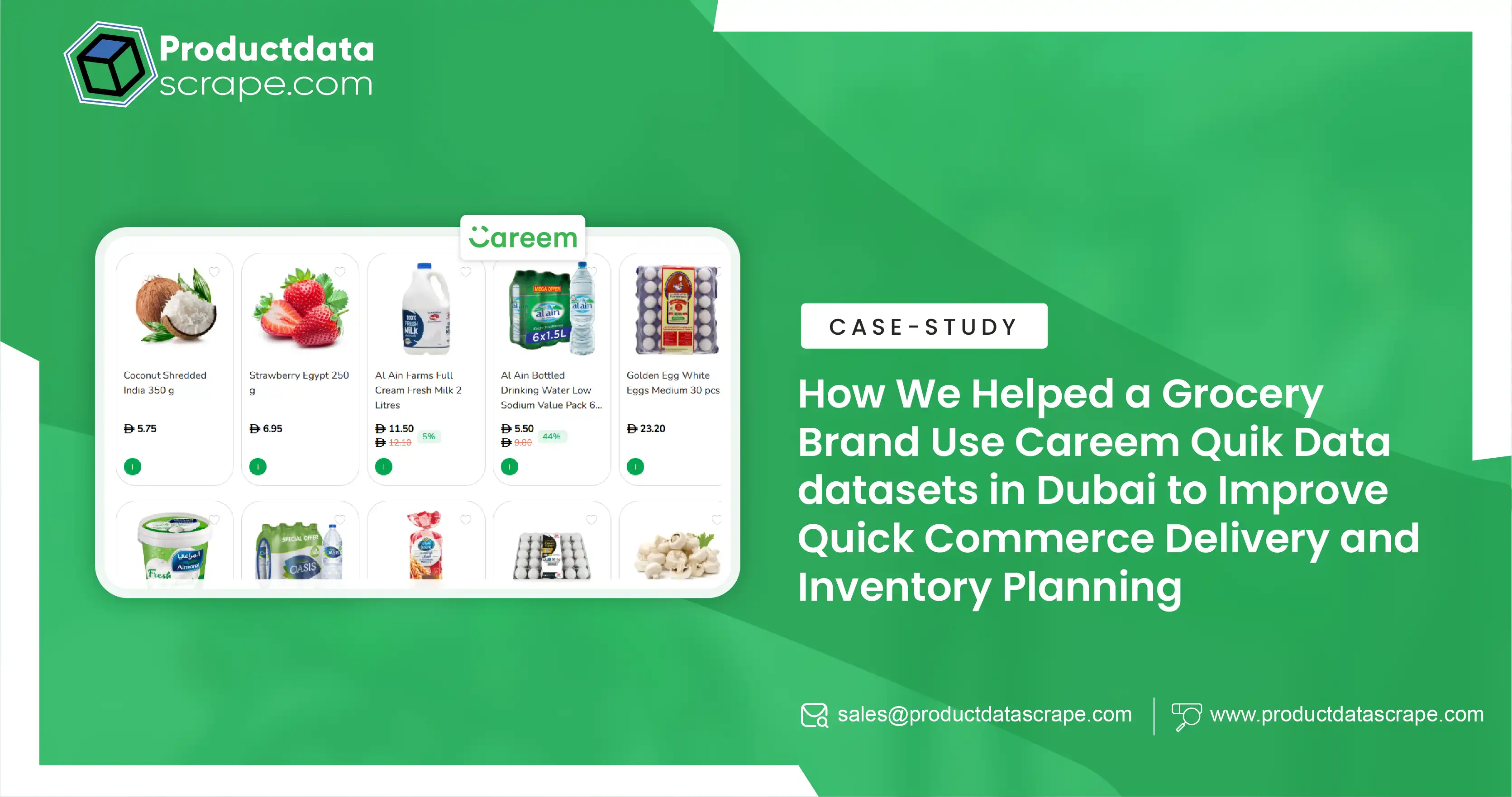 How We Helped a Grocery Brand Use Careem Quik Data datasets in Dubai to Improve Quick Commerce Delivery and Inventory Planning 